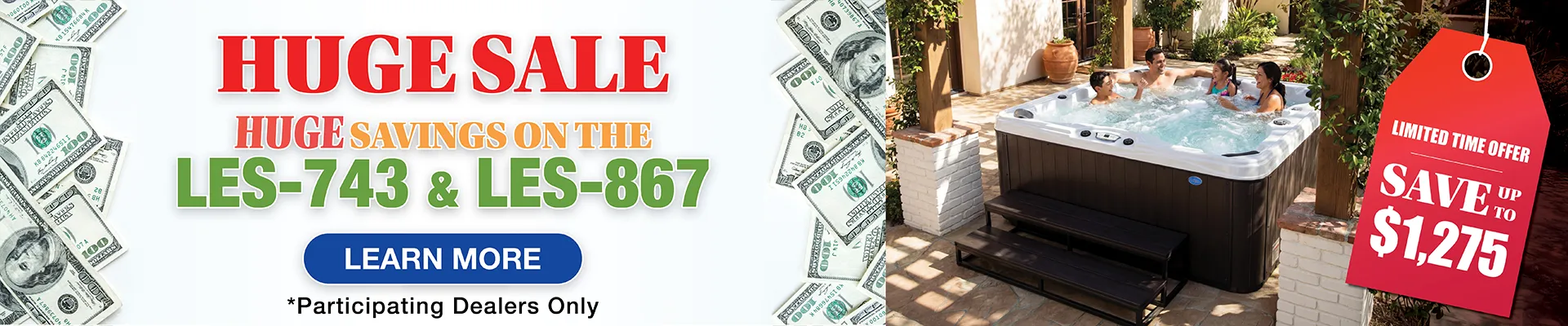 Calspas hot tub being used in a family setting - West Covina